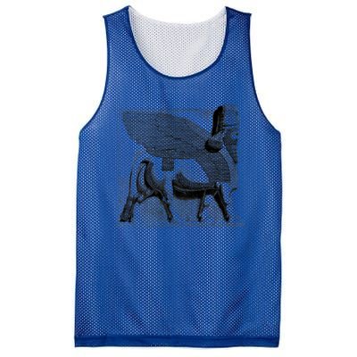 Assyrian Winged Bull Lamassu Iraq Iran Souvenir Gift Mesh Reversible Basketball Jersey Tank