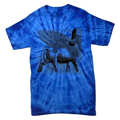 Assyrian Winged Bull Lamassu Iraq Iran Souvenir Gift Tie-Dye T-Shirt