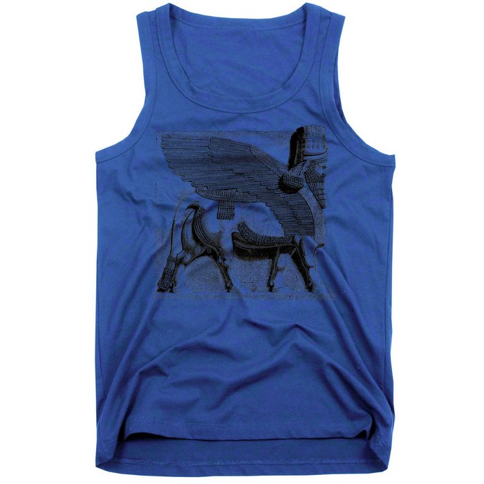 Assyrian Winged Bull Lamassu Iraq Iran Souvenir Gift Tank Top