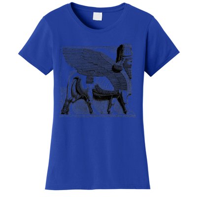 Assyrian Winged Bull Lamassu Iraq Iran Souvenir Gift Women's T-Shirt