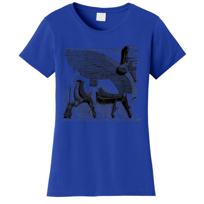 Assyrian Winged Bull Lamassu Iraq Iran Souvenir Gift Women's T-Shirt