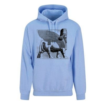 Assyrian Winged Bull Lamassu Iraq Iran Souvenir Gift Unisex Surf Hoodie