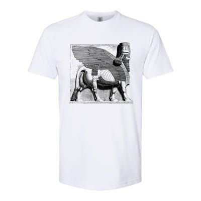 Assyrian Winged Bull Lamassu Iraq Iran Souvenir Gift Softstyle CVC T-Shirt