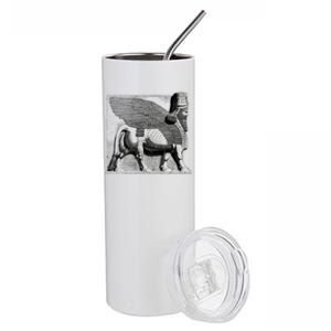 Assyrian Winged Bull Lamassu Iraq Iran Souvenir Gift Stainless Steel Tumbler