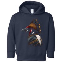 Acorn Woodpecker Bird American Indian Northwest Tribal Toddler Hoodie