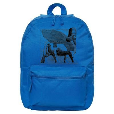 Assyrian Winged Bull Lamassu Iraq Iran Souvenir Gift 16 in Basic Backpack