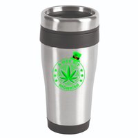 A Wee Bit Highrish Funny 420 Weed Marijuana St Patricks Day Vneck 16oz Travel Tumbler