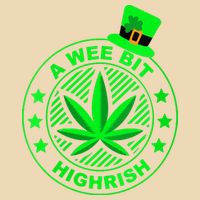 A Wee Bit Highrish Funny 420 Weed Marijuana St Patricks Day Vneck Bag