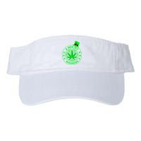 A Wee Bit Highrish Funny 420 Weed Marijuana St Patricks Day Vneck Visor