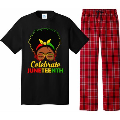 Afro Woman Black Queen African American Women Juneteenth Pajama Set