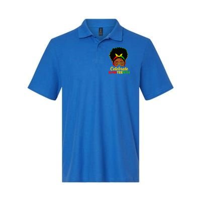 Afro Woman Black Queen African American Women Juneteenth Polo