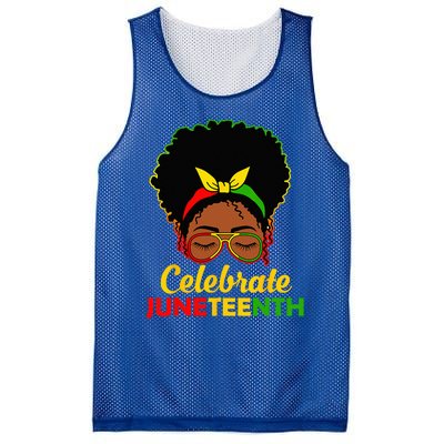 Afro Woman Black Queen African American Women Juneteenth Mesh Reversible Basketball Jersey Tank