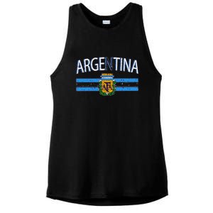 Argentina World Champion Football For Lover Gift Trending Ladies PosiCharge Tri-Blend Wicking Tank