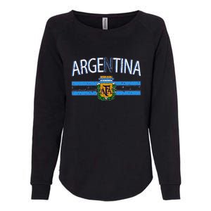 Argentina World Champion Football For Lover Gift Trending Womens California Wash Sweatshirt