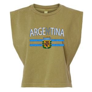 Argentina World Champion Football For Lover Gift Trending Garment-Dyed Women's Muscle Tee