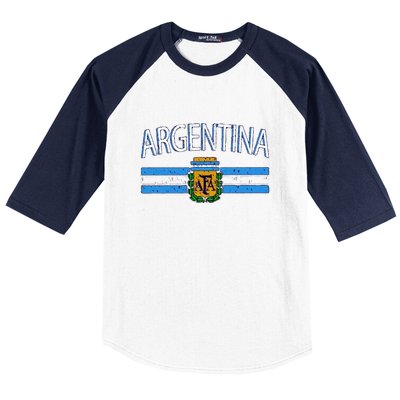 Argentina World Champion Football For Lover Gift Trending Baseball Sleeve Shirt