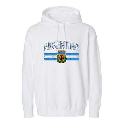 Argentina World Champion Football For Lover Gift Trending Garment-Dyed Fleece Hoodie