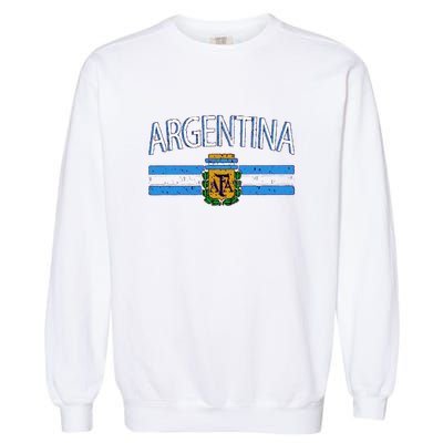 Argentina World Champion Football For Lover Gift Trending Garment-Dyed Sweatshirt