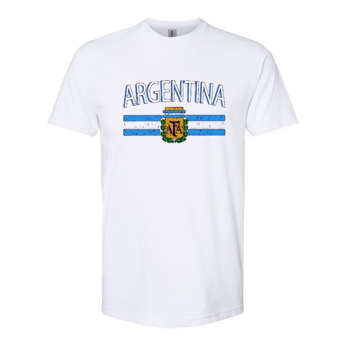 Argentina World Champion Football For Lover Gift Trending Softstyle CVC T-Shirt