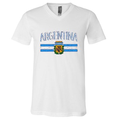 Argentina World Champion Football For Lover Gift Trending V-Neck T-Shirt