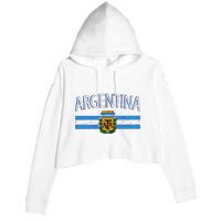 Argentina World Champion Football For Lover Gift Trending Crop Fleece Hoodie