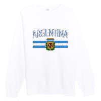 Argentina World Champion Football For Lover Gift Trending Premium Crewneck Sweatshirt