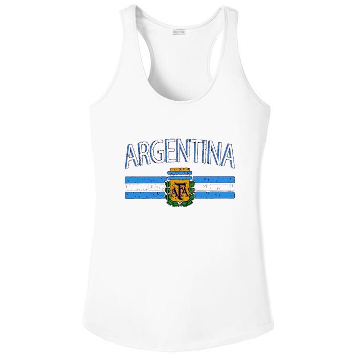 Argentina World Champion Football For Lover Gift Trending Ladies PosiCharge Competitor Racerback Tank