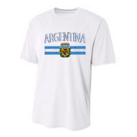 Argentina World Champion Football For Lover Gift Trending Performance Sprint T-Shirt