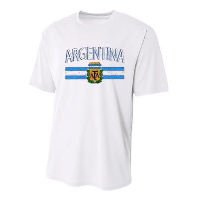 Argentina World Champion Football For Lover Gift Trending Performance Sprint T-Shirt