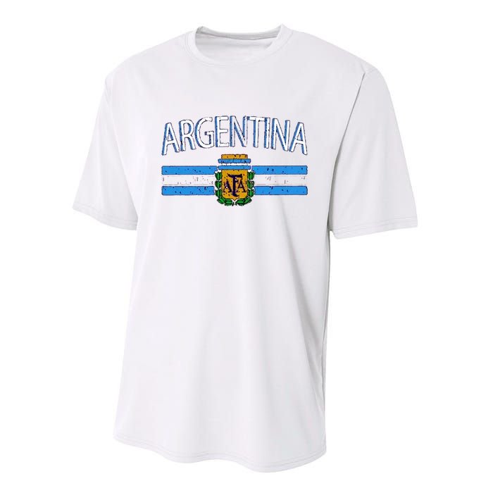 Argentina World Champion Football For Lover Gift Trending Performance Sprint T-Shirt