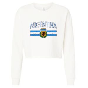 Argentina World Champion Football For Lover Gift Trending Cropped Pullover Crew