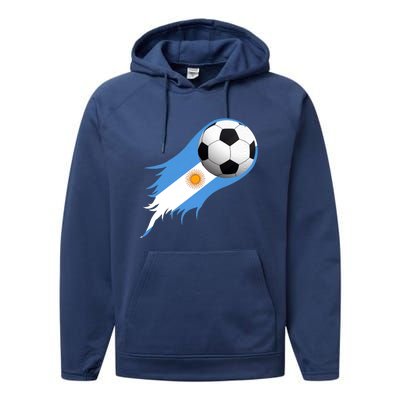 Argentina World Champion Football For Lover Gift Trending Performance Fleece Hoodie