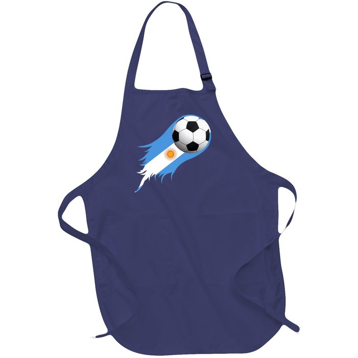 Argentina World Champion Football For Lover Gift Trending Full-Length Apron With Pockets