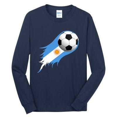 Argentina World Champion Football For Lover Gift Trending Tall Long Sleeve T-Shirt