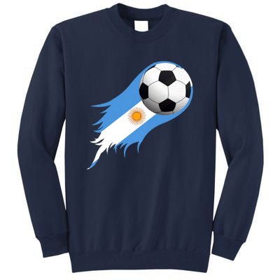 Argentina World Champion Football For Lover Gift Trending Tall Sweatshirt