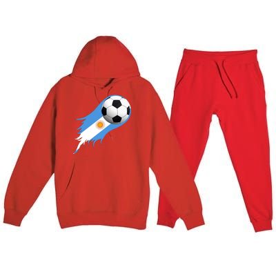 Argentina World Champion Football For Lover Gift Trending Premium Hooded Sweatsuit Set