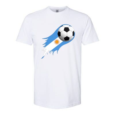 Argentina World Champion Football For Lover Gift Trending Softstyle® CVC T-Shirt