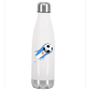 Argentina World Champion Football For Lover Gift Trending Stainless Steel Insulated Water Bottle