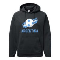 Argentina World Champion Football For Lover Gift Trending Performance Fleece Hoodie