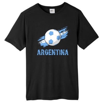 Argentina World Champion Football For Lover Gift Trending Tall Fusion ChromaSoft Performance T-Shirt