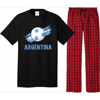 Argentina World Champion Football For Lover Gift Trending Pajama Set