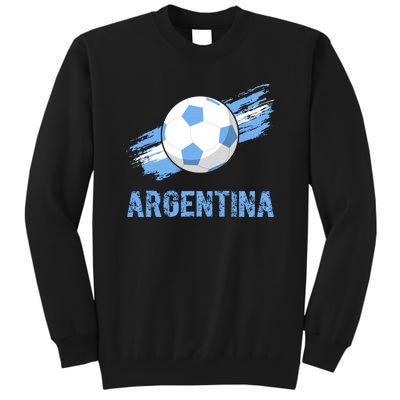 Argentina World Champion Football For Lover Gift Trending Tall Sweatshirt