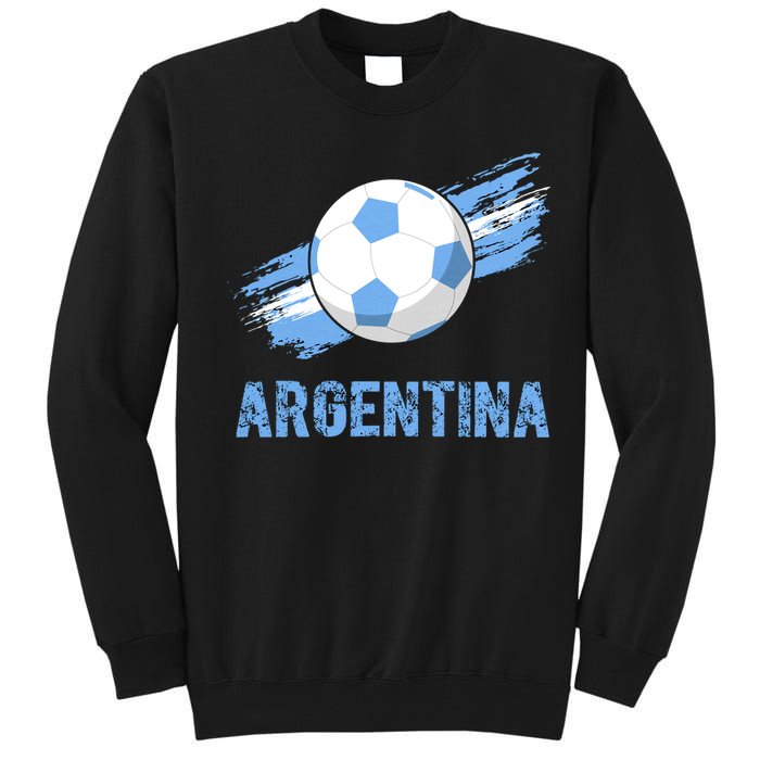 Argentina World Champion Football For Lover Gift Trending Tall Sweatshirt