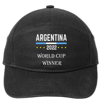 Argentina World Champion Football For Lover Gift Trending 7-Panel Snapback Hat