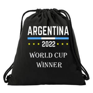 Argentina World Champion Football For Lover Gift Trending Drawstring Bag