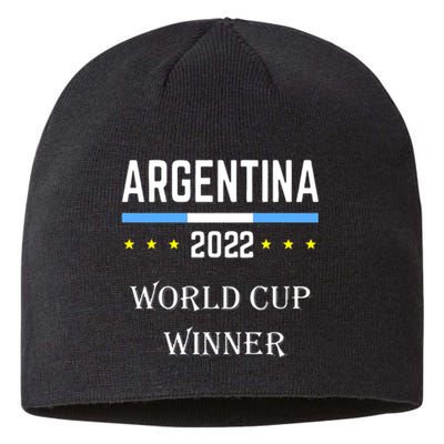 Argentina World Champion Football For Lover Gift Trending Sustainable Beanie