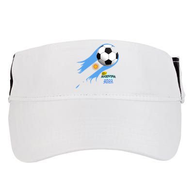 Argentina World Champion Football For Lover Gift Trending Adult Drive Performance Visor