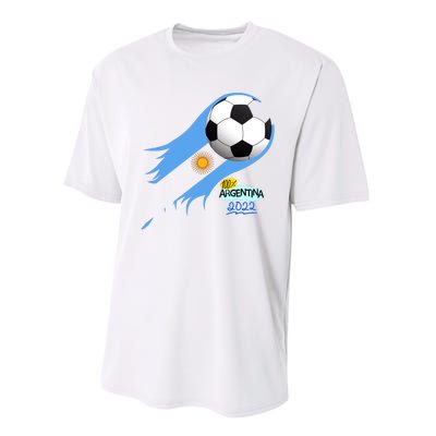 Argentina World Champion Football For Lover Gift Trending Performance Sprint T-Shirt