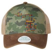 Abstract Word Cloud Map Of Michigan State Legacy Tie Dye Trucker Hat