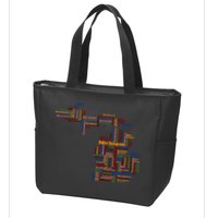 Abstract Word Cloud Map Of Michigan State Zip Tote Bag